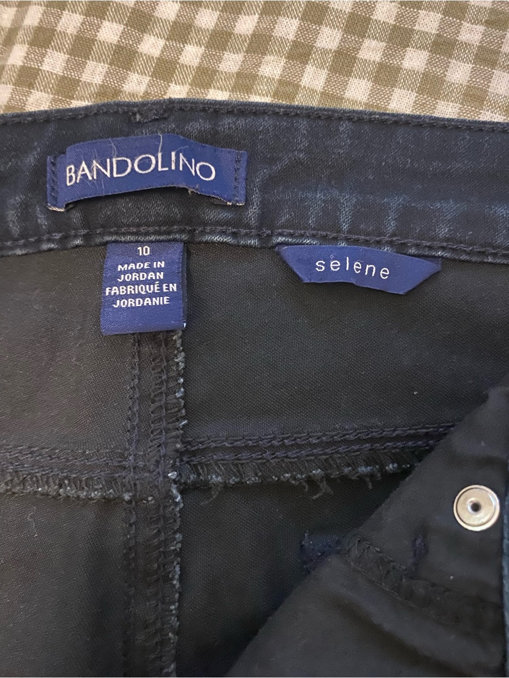 Bandolino Selene Women's Black Straight Leg Jeans